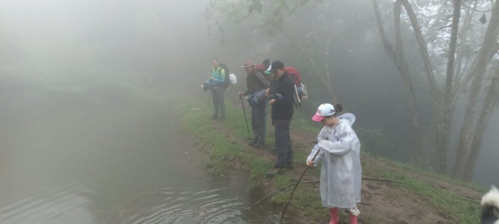 Caminata en la montaña