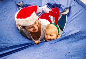 Camping navideño