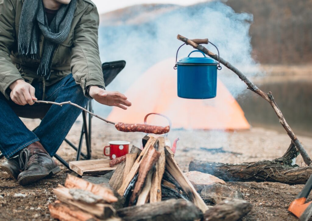 comida de campamento