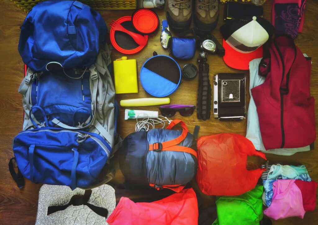 equipo necesario para el campamento