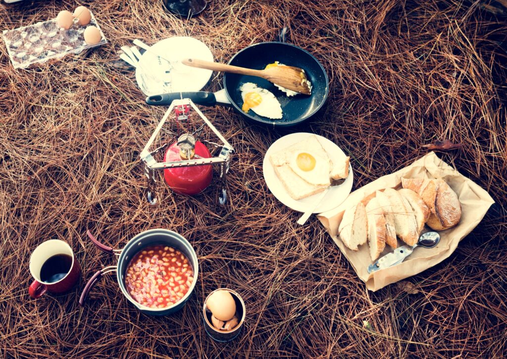 comida de camping