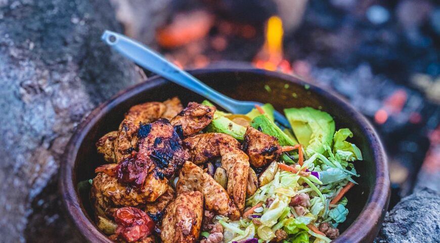 comida de campamento