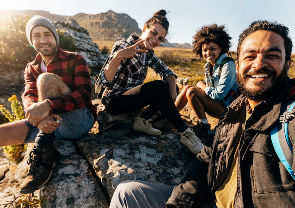 fotografías durante la caminata